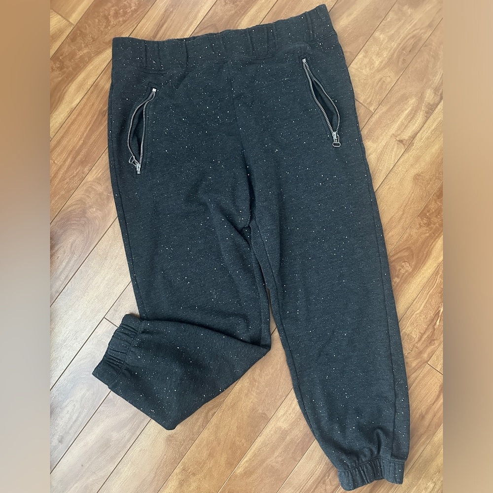 Grey sparkle sweats